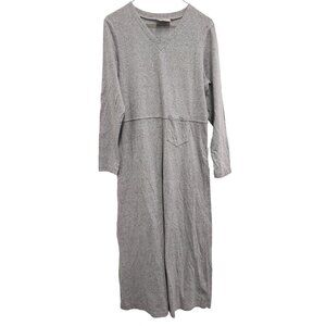 Vintage Coldwater Creek Womens Maxi Dress Medium Gray Minimalist Modest Casual